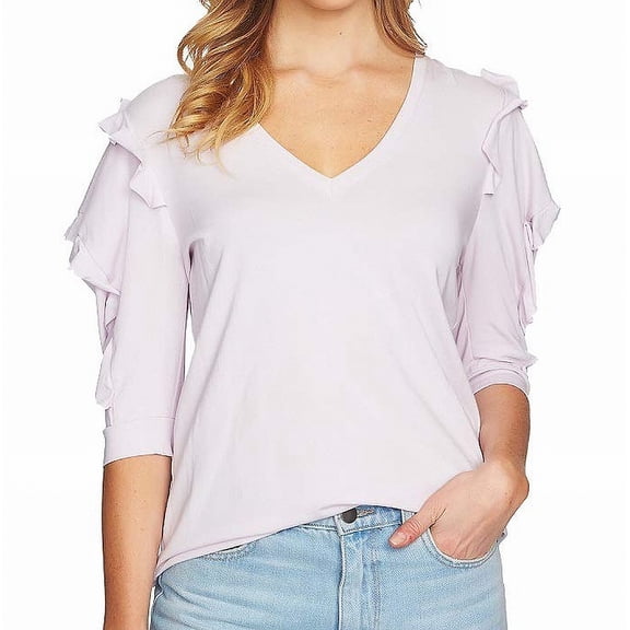 1.State Puff Shoulder Top Sugar Plum L