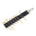 thumbnail image 2 of Toystoory Soporte para tee de golf Estuche con clip para cinturón fácil de usar Soporte para tee de golf de cuero ligero con 7 compartimentos para Type3 NO3 Toystoory OD007786-00, 2 of 6