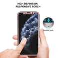 thumbnail image 5 of GoldCherry Front and Back Screen Protector For iPhone 11,2Pcs Tempered Glass [3D Touch] Front and Rear Anti-Fingerprint/Scratch Compatible with iPhone 11 6.1" 2019(Pink), 5 of 7