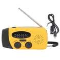 thumbnail image 2 of Emergency Radio,Hand Crank Solar Radio Hand Crank Solar Radio LED Radio Flashlight Convenient Use, 2 of 8