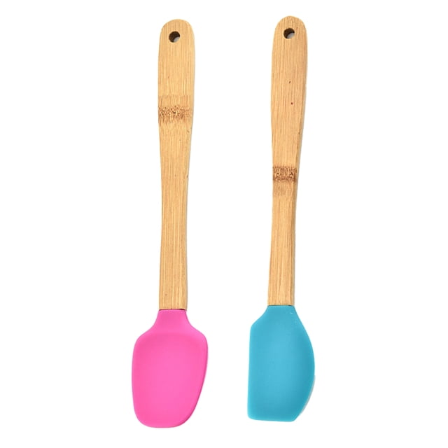 Juego de utensilios de cocina de silicona y madera de haya, ideal para cocinar, fácil de limpiar, seguro para utensilios de cocina antiadherentes Namotu CPB-US-YYM846-3