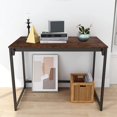 thumbnail image 1 of Console Table Bureau Bureau à Domicile Bureau d'Ordinateur pour Entrée Noir et Brun Rustique, 1 of 5