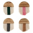 thumbnail image 5 of Bohemian Hand-Woven Cotton Rope Tassel Tapestry Wall Decoration Macrame Wall Hanging (1PC), 5 of 7