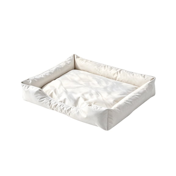 Leodye 1PCS Water Repellent Fabric Pet Bed with Anti-Slip Dots, All Season Sleeping Mat fors and Small s -19.69x15.75x3.94in