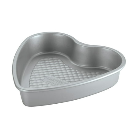 Meyer Corporation Cake Boss Professional Nonstick Bakeware 9 - Inch Heart Cake Pan, Silver
