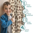 thumbnail image 3 of Blackout Kids Curtains,Beige and Brown Of Leopard Print Childrens Insulated Curtains Set Of 2,Bedroom Essentials,Toddler Room Decor 42"x54", 3 of 5