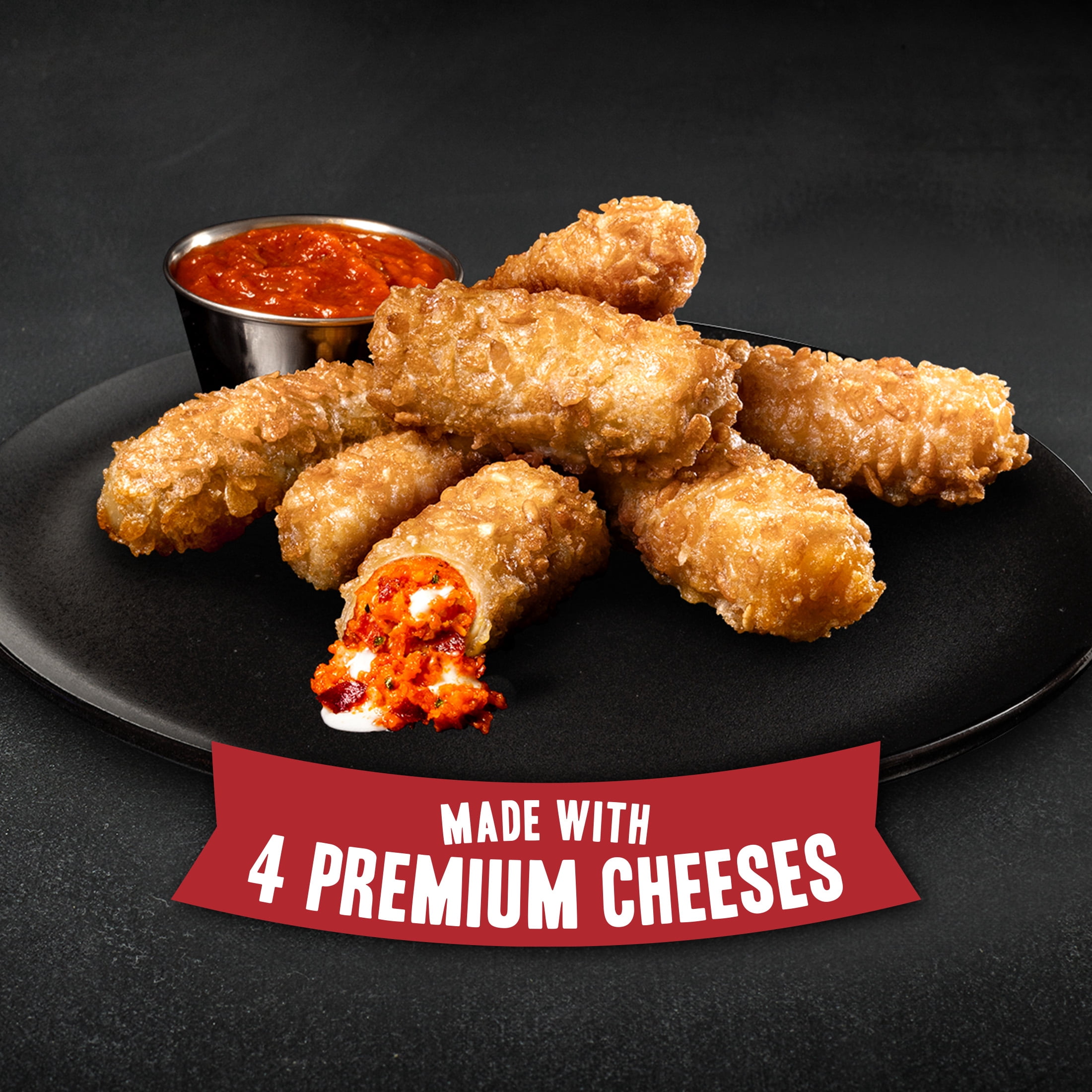 Crunch Factory Pepperoni Pizza Crunch Roll Bites, 16.8 oz, 14 Rolls (Frozen)