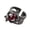Red, variant on Contemporary Gemstones Embedded Rings in Fluid Lava Design Stylish Rings Accessory Ideal for Enhancing Party Outfits
