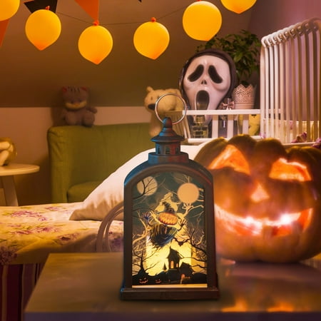

Halloween Decorations Clearance！Lloopyting New Halloween Pumpkin Retro Handheld Festival Night Halloween Dress Up Prop Scene Arrangement 1X Night Light Plastic