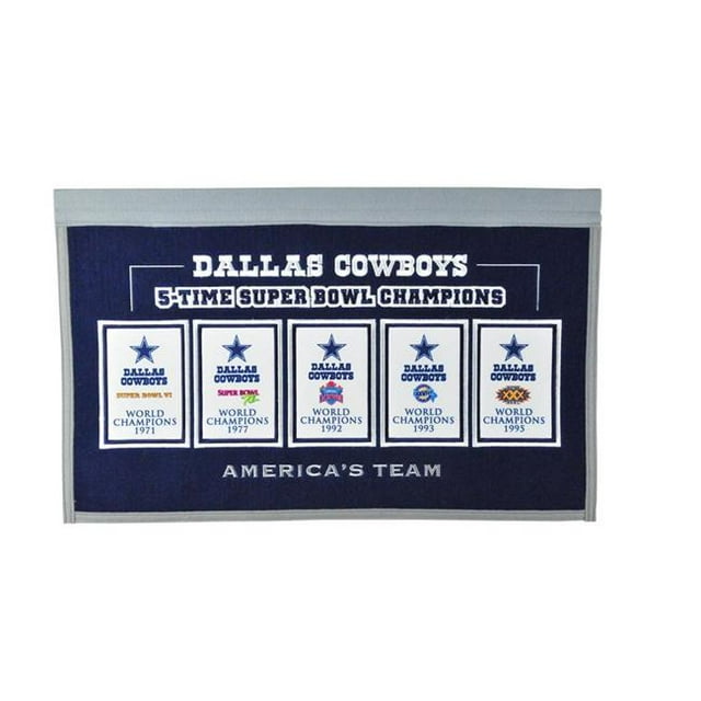 Winning Streak Sports 55020 Dallas Cowboys Rafter Raiser Banner