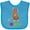 Turquoise, variant on Inktastic I Love Rats Boys or Girls Baby Bib
