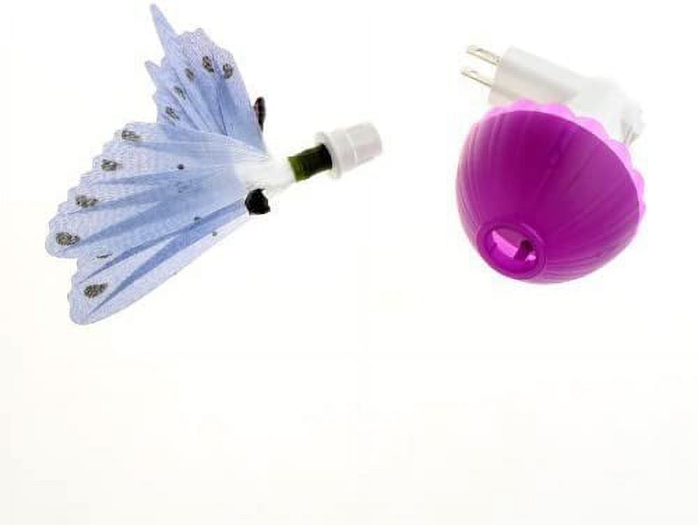 LINLIN Fiber Optic Butterfly Child Night Light LED Color Changing Night Lamp