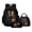 Black Horse, variant on Xoenoiee Highland Cattle Sunflower Butterfly Print Backpack for Girls Boys Kids Backpack with Lunch Box and Pencil Case 3PCS Set Bookbag with Front Pocket for School 17" Large Capacity School Bag