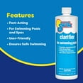 thumbnail image 3 of In The Swim Clarifier For Above Ground and Inground Swimming Pools - Coagulates Debris To Clear Swimming Pool Water - Increases Filter Efficiency -  1 Quart - 2 Pack F062001012AE_2, 3 of 8