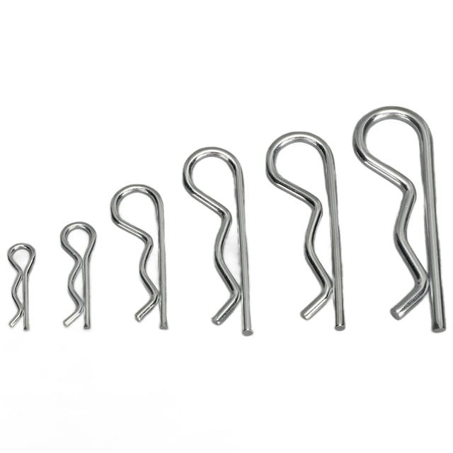 Clips de Maintien, Kit d'Assortiment de Clips R 100 Pcs Acier au Carbone M1 M1.2 M1.5 M1.85 M2 M2.5 pour Réparation de Voiture