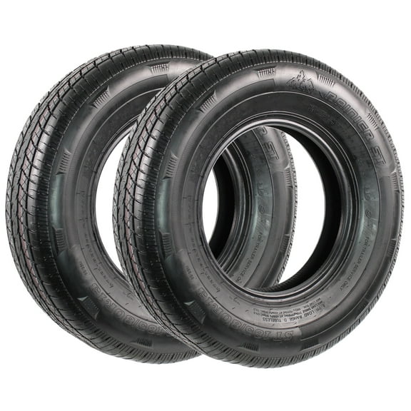 eCustomrim 2-Pack ST185/80R13 Steel Belted Radial Trailer Tire Load Range C 1480#