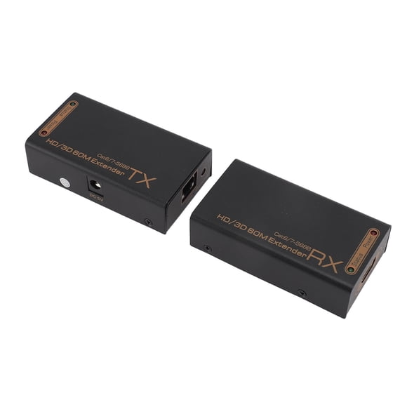 Extendeur d'Interface Multimédia HD sur Simple Cat6 Cat7, Extendeur Ethernet HD, 1080p 60Hz Répéteur Vidéo 3D HD, Fonction EDID Copie
