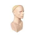 thumbnail image 2 of TOOYFUL Male Mannequin Head with Shoulders Display Stand Beauty Styling Tool Training Head for Hats Businesses Beauty Salon Skin, 2 of 10