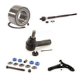 thumbnail image 1 of Transit Auto Front Right Wheel Bearing Lower Control Arm with Ball Joint Outer Inner Tie Rod End and Sway Bar Stabilizer Link Kit (5Pc) for Car 2004-2005 Toyota Echo Power steering system K7T-103419, 1 of 10