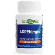 Nature's Way ADRENergize, With Cortex & Whole Adrenal, 50 Capsules