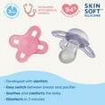 thumbnail image 2 of MAM Original Start Matte Non Deco Newborn Baby Pacifier, Best Pacifier for Breastfed Babies, 0-3 Months, Baby Girl, 4 Count, 2 of 6