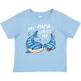 thumbnail image 3 of Inktastic My Papa Loves Me- whale shark Boys or Girls Baby T-Shirt, 3 of 5