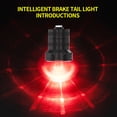 thumbnail image 2 of Advancent Paquete de 2 luces con sensor de monopatín, lámparas de rueda de monopatín de seguridad recargables, luz trasera automática para Patinetes eléctricos Luz delantera, 2 of 6