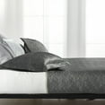 thumbnail image 7 of NTBAY 3 Pieces Silk Satin King Quilt Set, Luxury Bedspread Coverlet Set, 106"x92", Dark Gray, 7 of 7