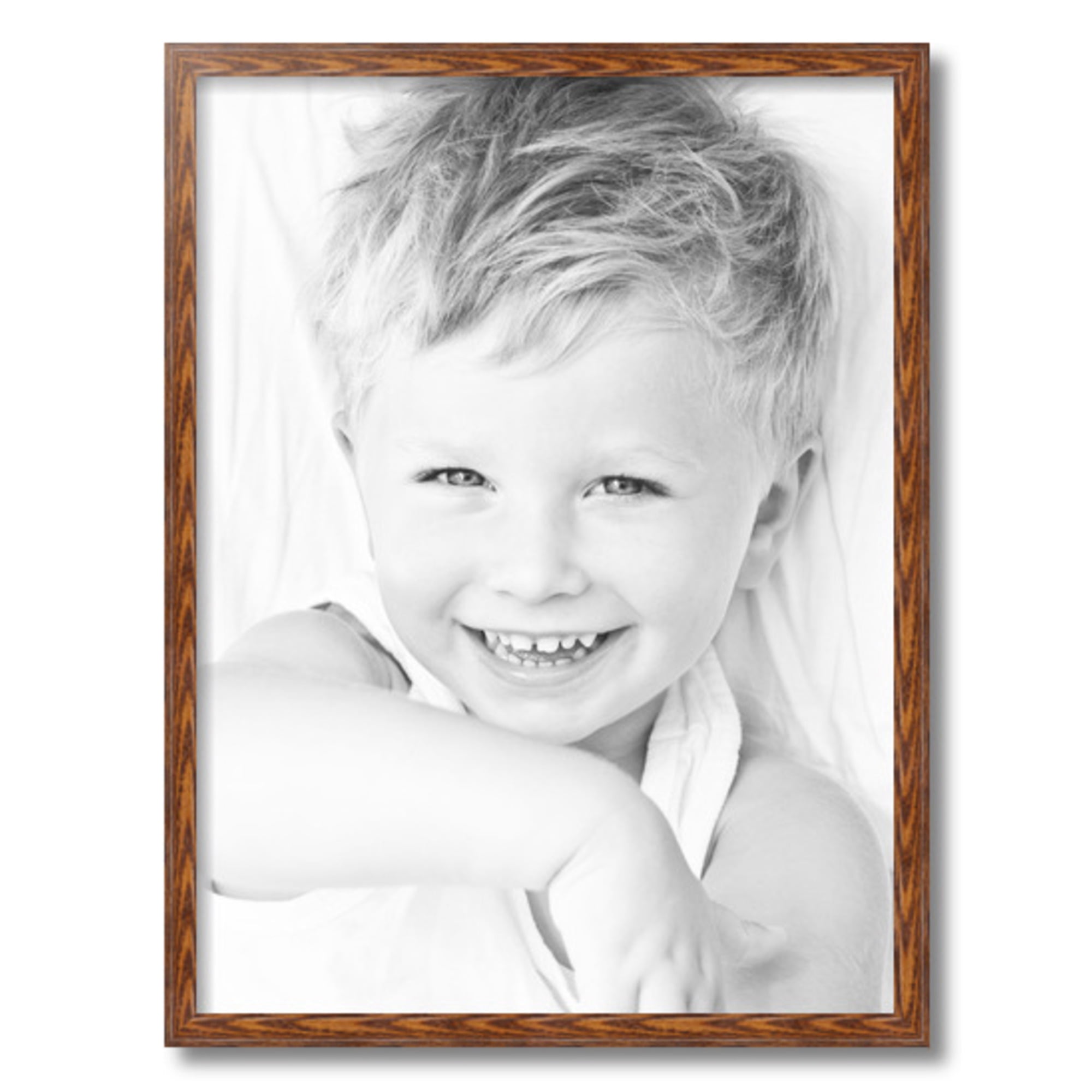 ArtToFrames 18" x 24" Honey Oak Picture Frame, 18x24 inch Brown Wood Poster Frame (WOM-4380), 2 Pack