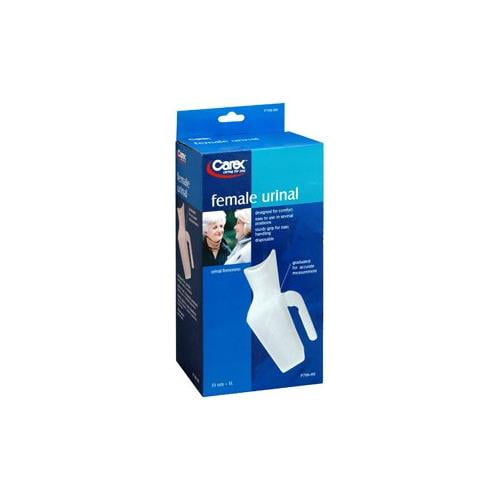 6 Pack Carex Female Urinal P70600