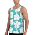 thumbnail image 2 of KLL Vintage Floral Print Men's Muscle Gym Workout Stringer Tank Tops Bodybuilding Fitness T-Shirts Tank Tops Men-Large, 2 of 7