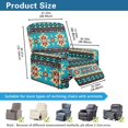 thumbnail image 6 of Yuyamidu Western Reclining Chair Covers 4 Pieces Navajo Stretch Recliner Couch Protector with Elastic Edge Washable Recliner Protector for Living Room Bedroom, Home Decor, 6 of 8