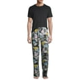 thumbnail image 3 of Pokémon Men's Pikachu Squirtle and Jigglypuff Tie Dye Adult Sleep Bottoms Pajama Pants, 3 of 6