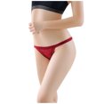 thumbnail image 3 of Women Underwear Brief Lace Perspective Sensuality Crotchless Hollow Underpant, 3 of 3