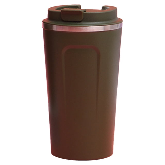 Taza de café al vacío de acero inoxidable, taza de acompañamiento con aislamiento térmico Simple para coche