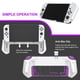 thumbnail image 3 of Mango para mando de videojuegos Nintendo Switch OLED, carcasa protectora acoplable con diseño a prueba de golpes, mango ergonómico y cómodo con recortes precisos para una protección total, 3 of 6
