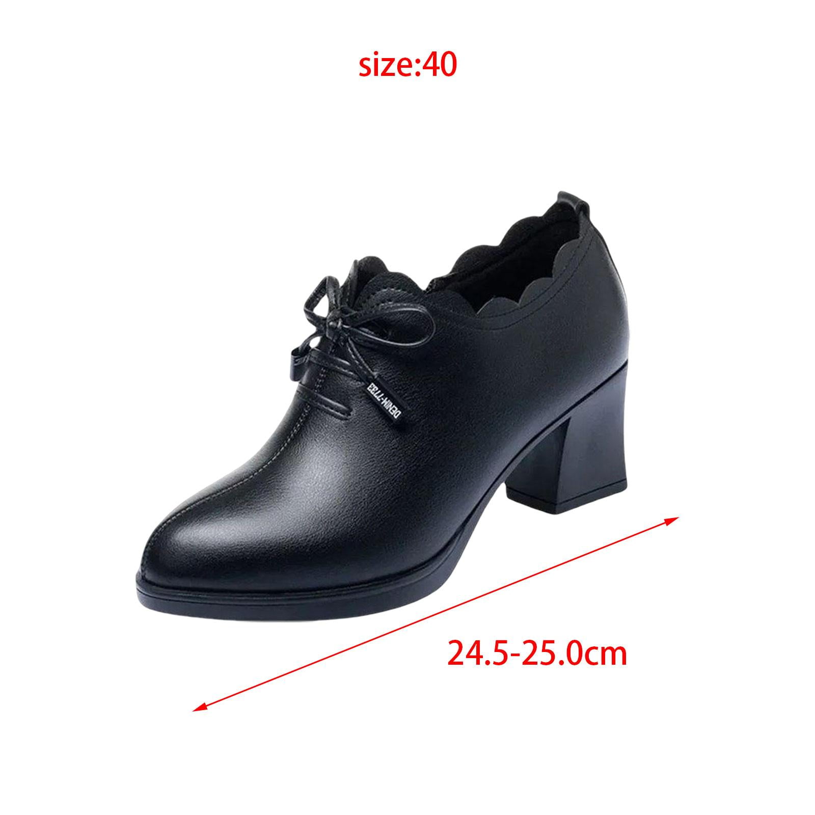 tacón bajo zapatos de vestir mujer cÃ³modos
