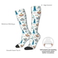 thumbnail image 4 of Susaid Lighthouse And Sea Print Thermal Winter Socks for Men and Women, Warm Crew Hiking Socks, for Boots and Outdoor Activities, 4 of 6