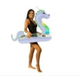 thumbnail image 2 of PoolCandy Glitter Dragon Unisex Pool Ring Float, Pvc, Purple, 40", 2 of 2