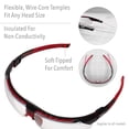 thumbnail image 3 of Gafas de seguridad Honeywell Uvex Avatar, lentes transparentes, color verde azulado, 3 of 6