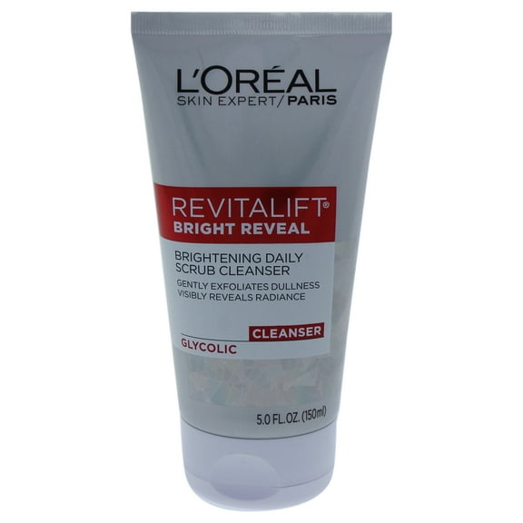 Revitalift Bright Reveal Brightening Daily Scrub Cleanser by LOreal Paris for Unisex - 5 oz Scrub