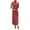 Brick Red, variant on Women's Satin Dress Elegant Sleeveless Mock Neck Cocktail Party Maxi Dresses