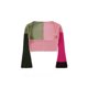 thumbnail image 5 of VISgogo Jersey de ganchillo de patchwork para mujer, manga larga, cuello cuadrado, tops recortados ahuecados VISgogo moda, 5 of 9