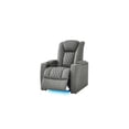 thumbnail image 5 of comfiroom Leather Home Theater Seating Classic Series Dual Power Movie Gaming Recliner Sofa with Type-C USB Charger, 5 of 15