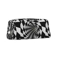 thumbnail image 2 of Uemuo 3D Vortex Illusion Printed Leather Pencil Case, Pencil Pouch, Portable Pencil Bag, Pen Case for& Office, 2 of 7