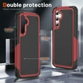 thumbnail image 4 of TECH CIRCLE Rugged Case For Galaxy A12 5G, Military Grade Shockproof Protective Bumper Anti-Scratch Dual Layers Phone Case Cover for Samsung Galaxy A12 5G 6.5" 2020,Red, 4 of 7