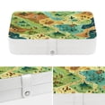thumbnail image 4 of Landscape Portable PU Leather Travel Jewelry Display Case Organizer Box, 4 of 6