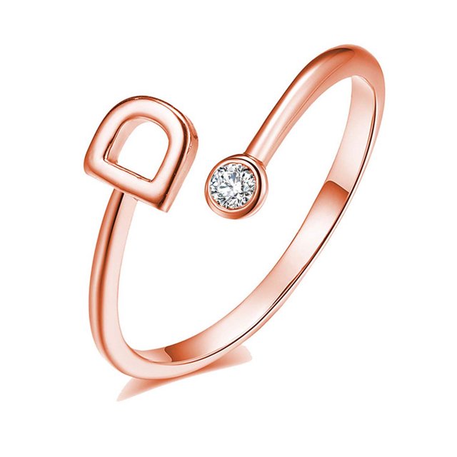 Moda 26 anillos de apertura de letras en inglés Zircon Girls Love Retro Jewelry Gift Wmkox8yi sjalhkljlk2728