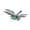 A, variant on Christmas 3D Printed Dragon Fly Figurine Artistic Animal Sculpture Desk Ornament for Home office Decor Stress Relief Fidget Toy, Blue Green 6x4 Inch