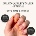 thumbnail image 5 of Glamnetic x Fanatics Press On Nails - Tennessee Volunteers | Short Almond Fake Nails, NCAA Volunteers Orange French Tips, College Nails, Salon-Quality | 15 Sizes - 30 Nail Kit with Glue, 5 of 7